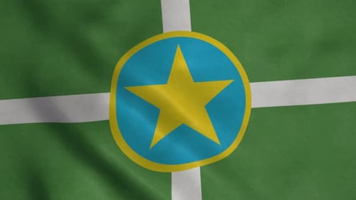 Waving Abstract Star and Cross Design Background Animation