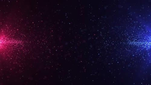 Abstract Futuristic Particle Stream Background Loop