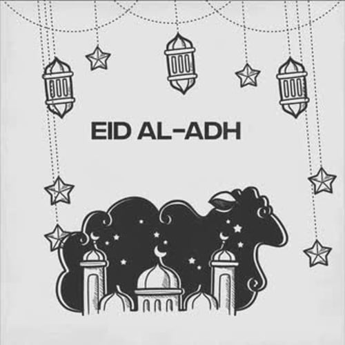 Eid Al Adha-Beitrag für soziale Medien