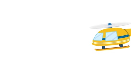 Gelber Hubschrauber-Hintergrund