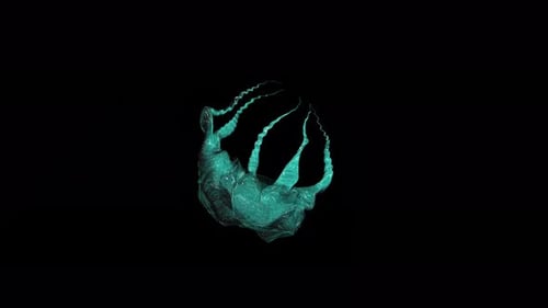 Abstract Tentacles 3D Animation | 4K