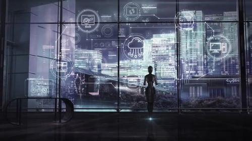 Visualization of Cloud Technologies Under AI Control