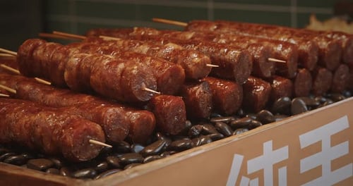 Chengdu Sichuan China Handmade Sausages