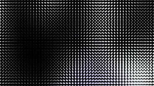 Abstrakter Halbton-Bewegungshintergrund | Moving Dots | HD