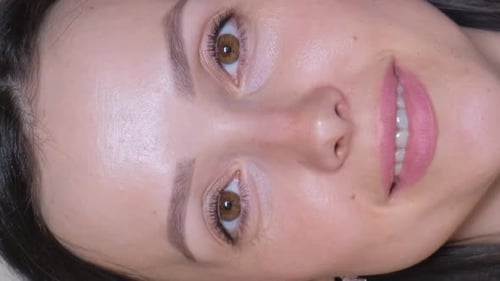 Close Up Portrait of Smiling Woman