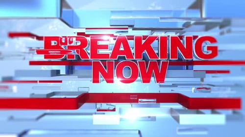 Futuristic Breaking News Broadcast Opener Title