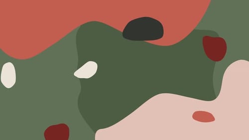 Abstract Colorful Doodle Animated Background