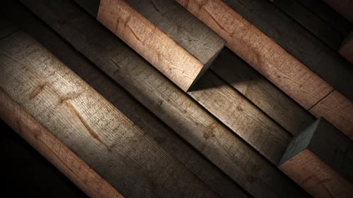 Dynamic Wooden Planks Loop Background