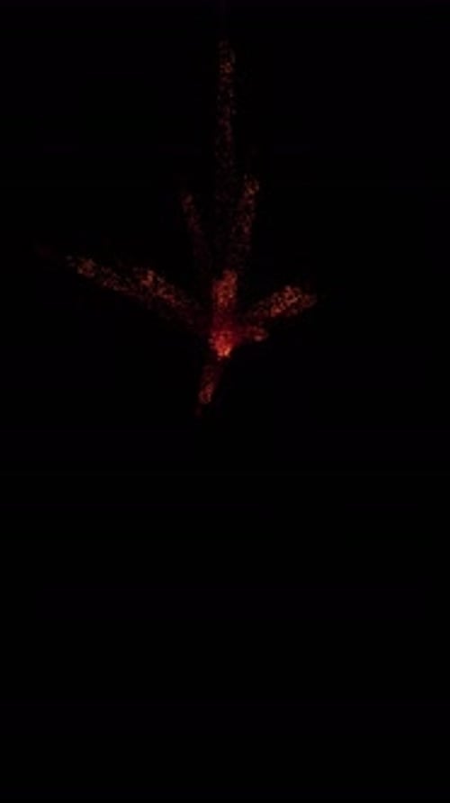 Dynamic Glowing Particle Reveal Animation