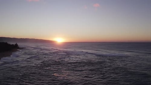 Sunset Over North Shore, Oahu