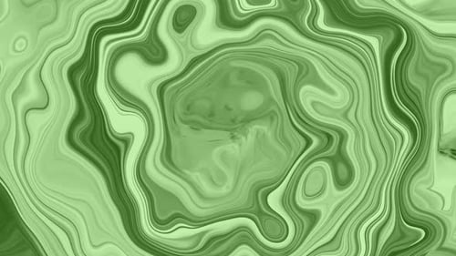 Abstract green color liquid animated background, Colorful marble liquid waves animation. Vd 543