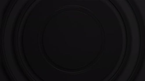 Elegant Dark Concentric Circles Reveal Animation