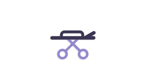 Hospital Bed symbol icon animation video