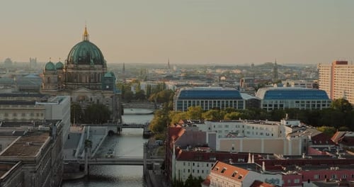 Panoramic View of Berlin s Historic Heart