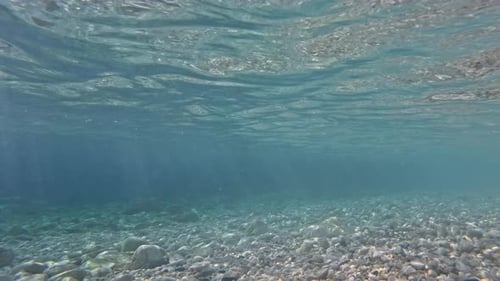 Rocky Seabed with Clear Turquoise Water
