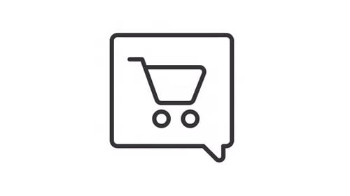 Animación de la línea de discusión del producto