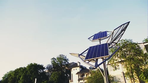 Solar Panel in Town