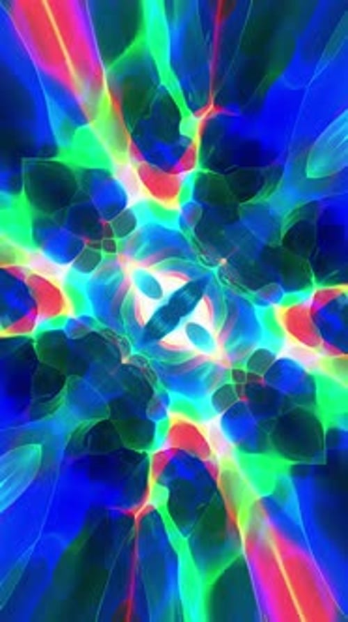 Liquid Psychadelic Vertikale Oberflächenschleife