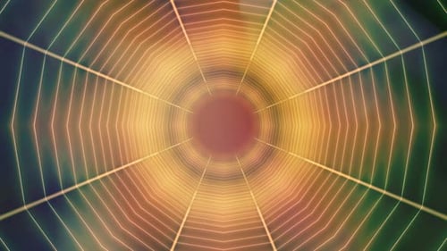 Neon Tunnel Background