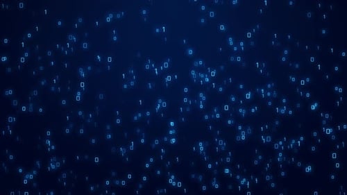 Matrix Binary Code falling