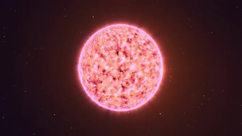 Le soleil brille de mille feux dans l'espace