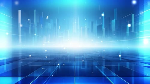 Blue Corporate Background Loop