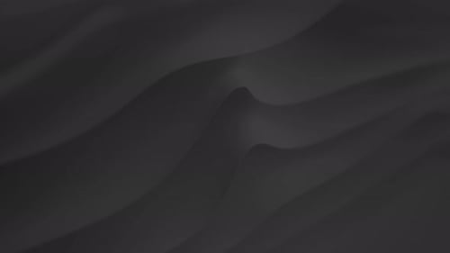 Abstract Flowing Dark Gray Background Animation