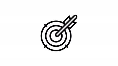 target line icon animation
