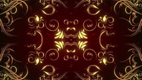 Goldene Blumen — Hintergrund 06