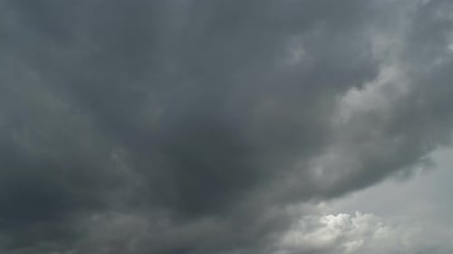 Dark, Stormy Clouds Moving Quickly in the Sky