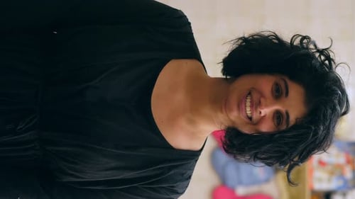 Woman Smiling Portrait Close Up