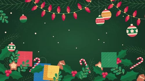 Green Christmas Background