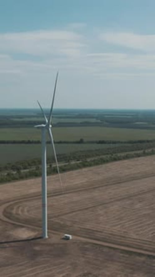 Wind Generator In The Field