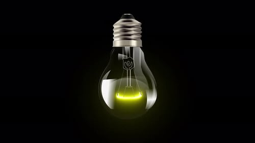 Filament Bulb Blink Effect