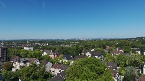 Vista aérea de Bochum-Innenstadt, Alemanha