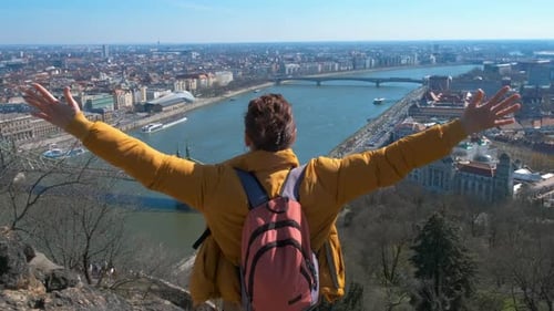 Resting in budapest nature