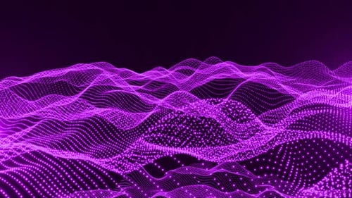 Abstrakte digitale Verbindung, Hintergrund mit beweglichen Punkten und Linien. 3806