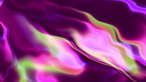 Abstract Fluid Neon Wavy Background Loop