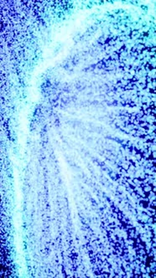 Abstract Lighting Dust Particle and Glare on a Dark Background