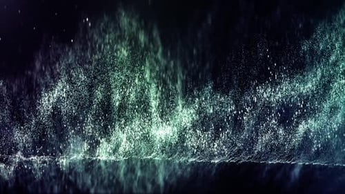 Glittering Particle Waves Loop