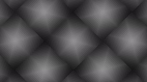 Hintergrund von Quadraten mit hypnotischen Streifen und Formen