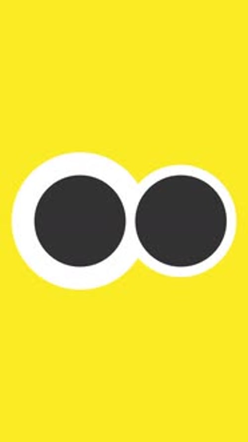 Animated Blinking Eyes Graphic Element