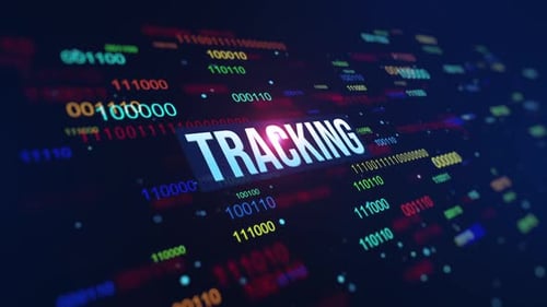 Tracking Digital Binary Code Background