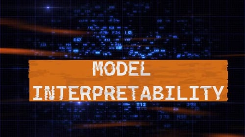 Model Interpretability Words In Ai Hi Tech Backgrounds V 07