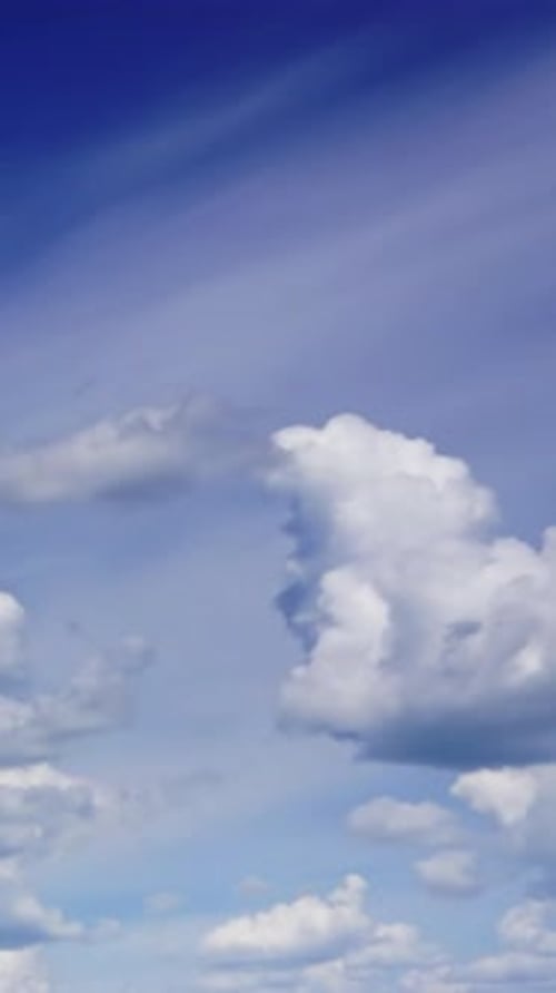 Timelapse with Beautiful Clouds Moving
