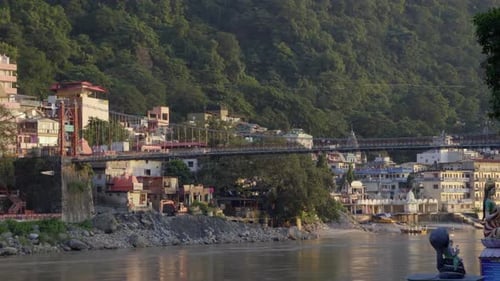 Laxma bridge in Rishikesh Uttrakhand