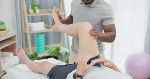 Knee Examination at Bright Medical Clinic