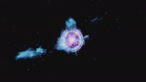 Exploring the Wonders of a Vibrant Cosmic Nebula in Deep Space