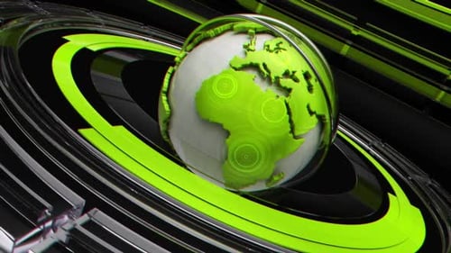 News Green Background