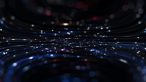 Luminous Display of Abstract Light and Motion.